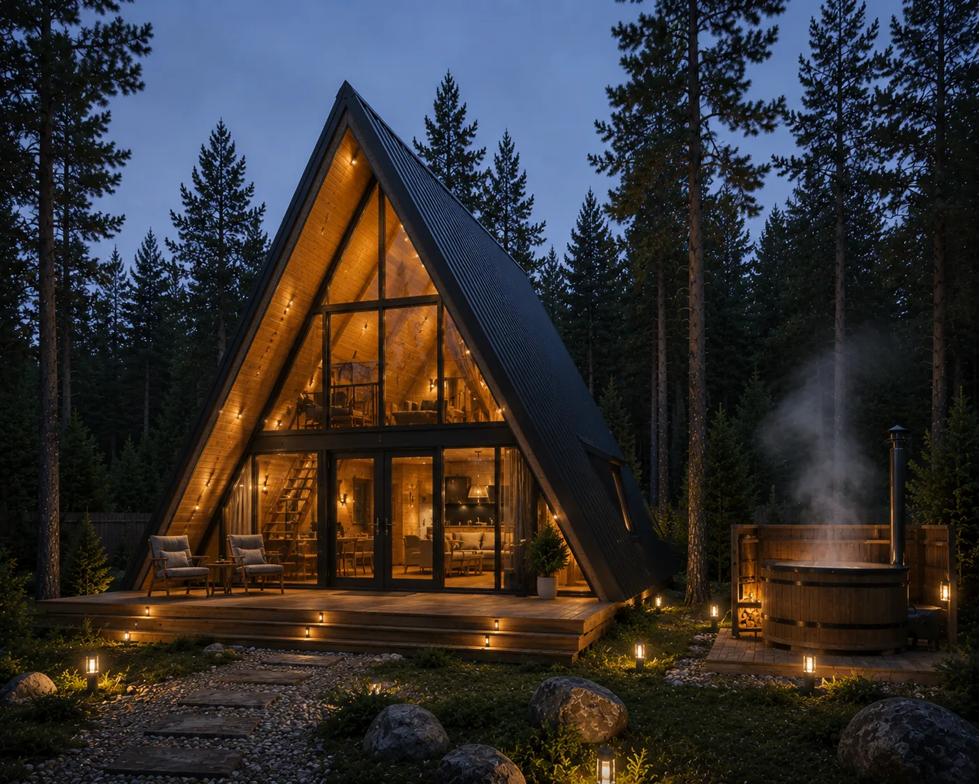 A-frame домик Aurora